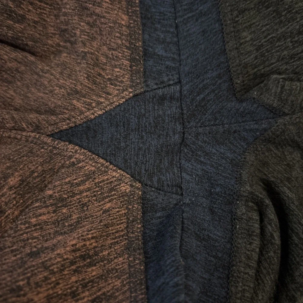 Free People Movement‎ Dylan High Waist Color Block cropped Leggings Mesh Small